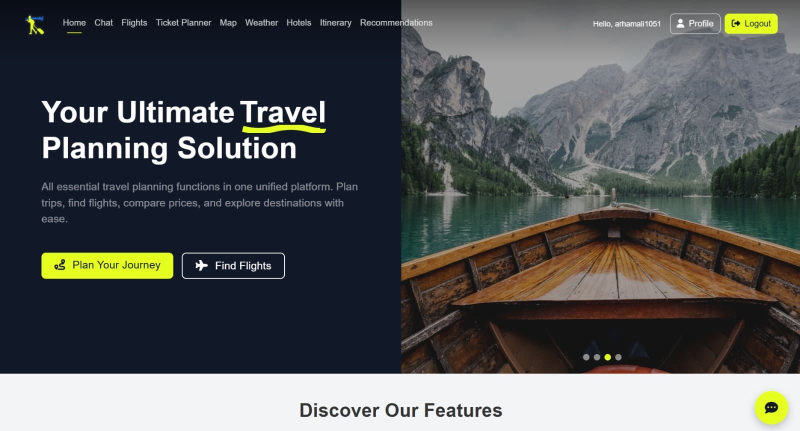 Hamsafar: AI-Powered Travel Assistant screenshot
