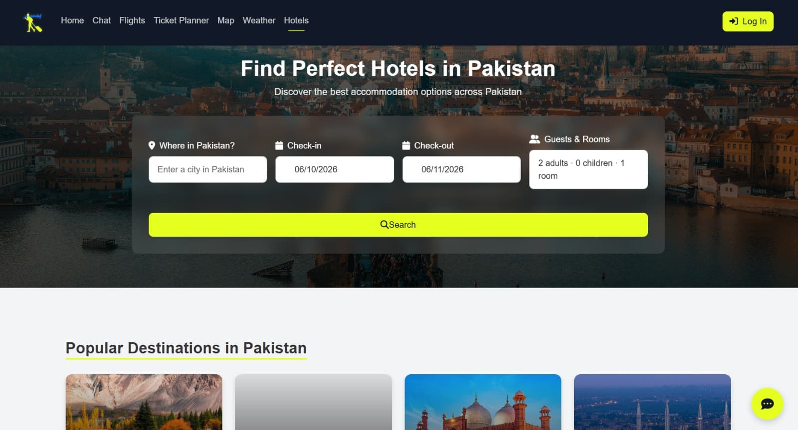 Hamsafar: AI-Powered Travel Assistant secondary screenshot